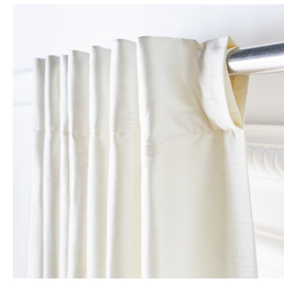 Z GALLERIE Vienna Drapery Panel 54” x 96” Ivory - Picture 3 of 6
